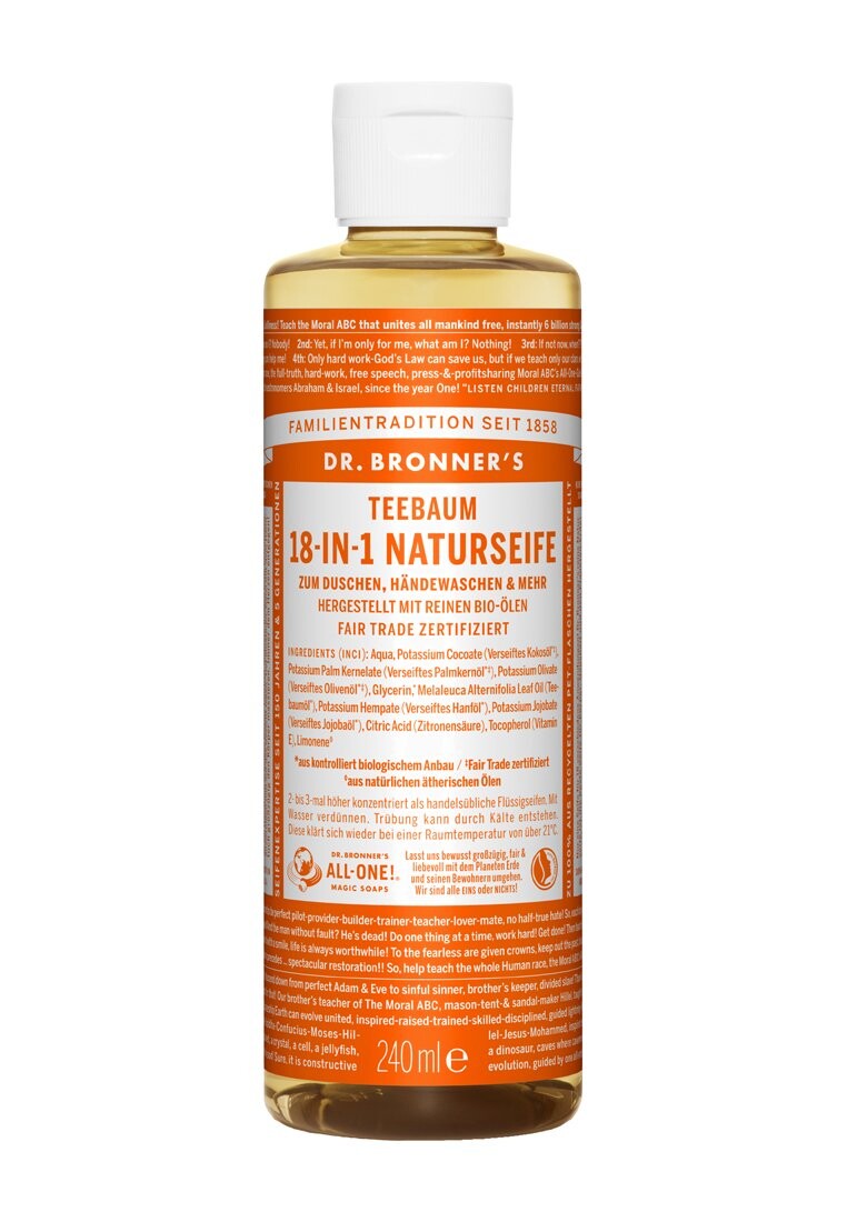 

Гель для душа 18-IN-1 NATURAL SOAP Dr. Bronner´S, цвет teebaum