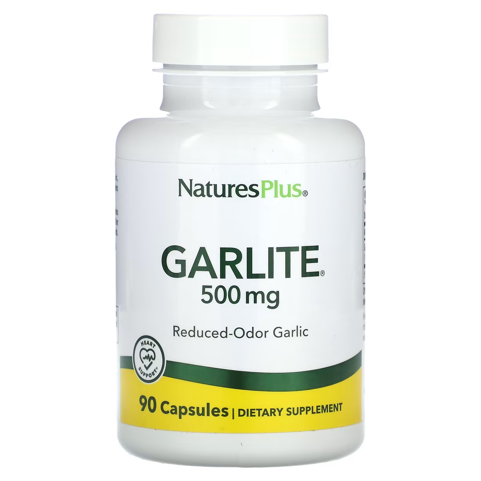 Гарлит NaturesPlus, 500 мг, 90 капсул хлорофилла naturesplus 90 капсул