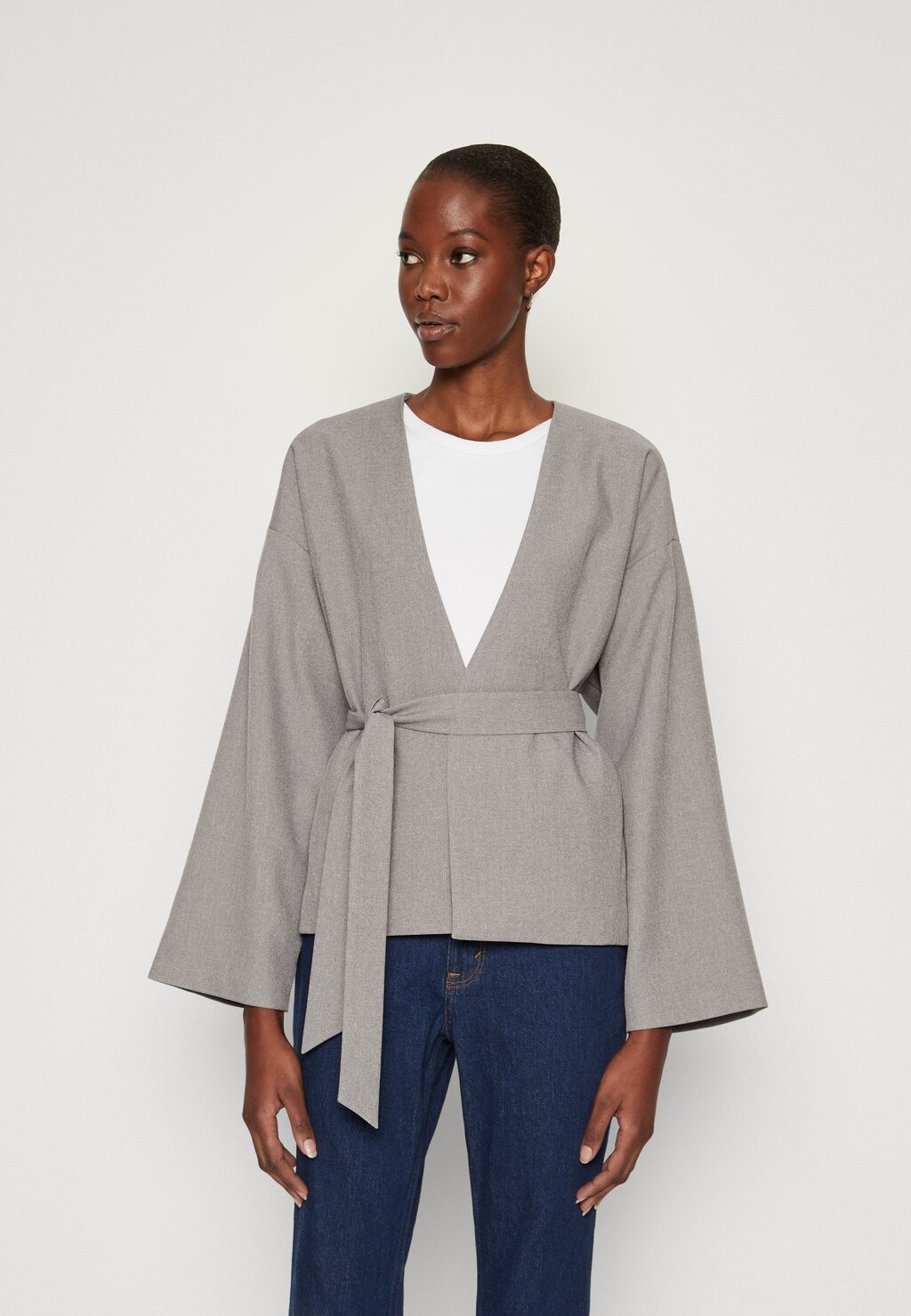 

Легкая куртка OVERSHIRT MSCH Copenhagen, цвет mottled grey