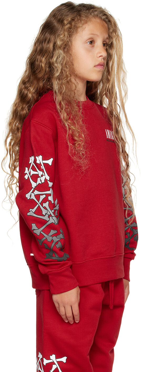 

AMIRI Детский свитшот Red Bones
