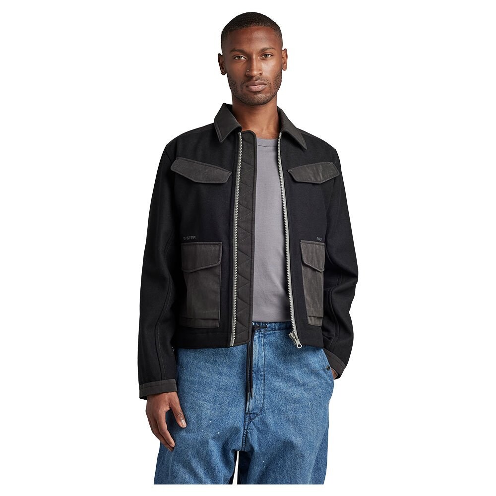 

Куртка G-Star Short Wool, черный