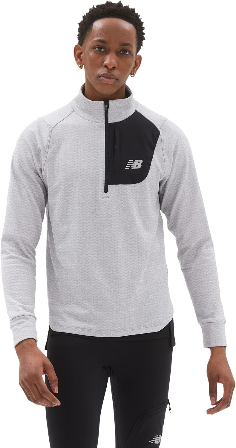 

Тепловая сетка 1/2 на молнии New Balance, цвет Cobalt Heather