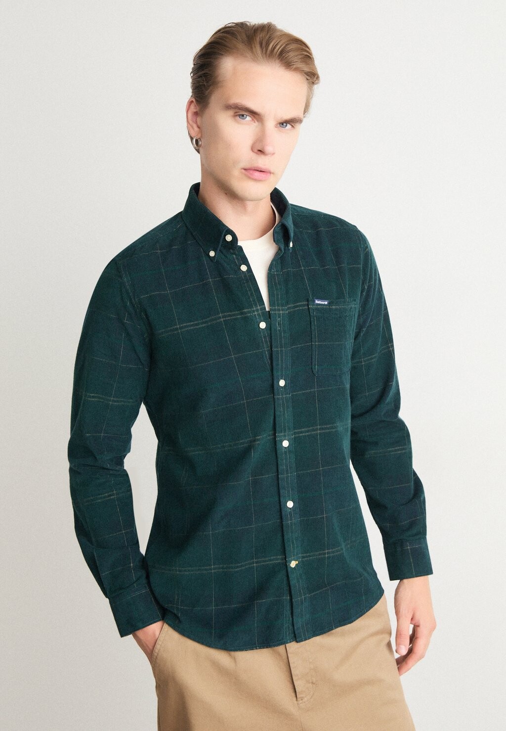 

Рубашка BLAIR TAILORED TARTAN SHIRT Barbour, зеленый