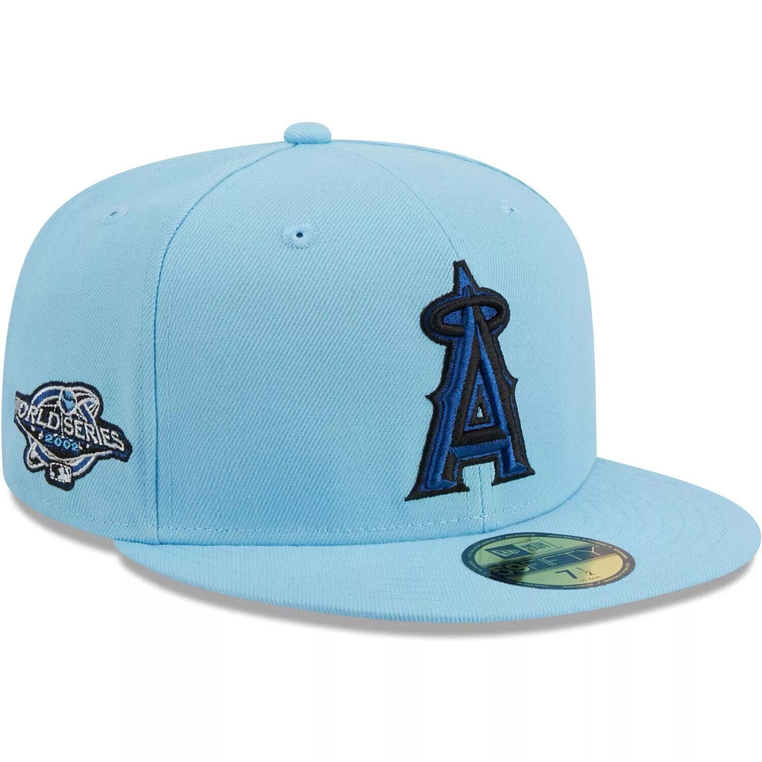 

Мужская приталенная шляпа New Era голубая Los Angeles Angels 59FIFTY