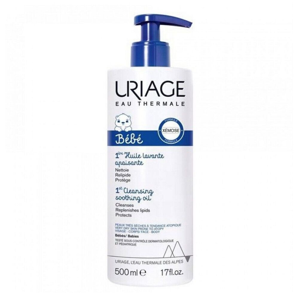 

Успокаивающее очищающее масло для детей Uriage Bebe, 500 мл