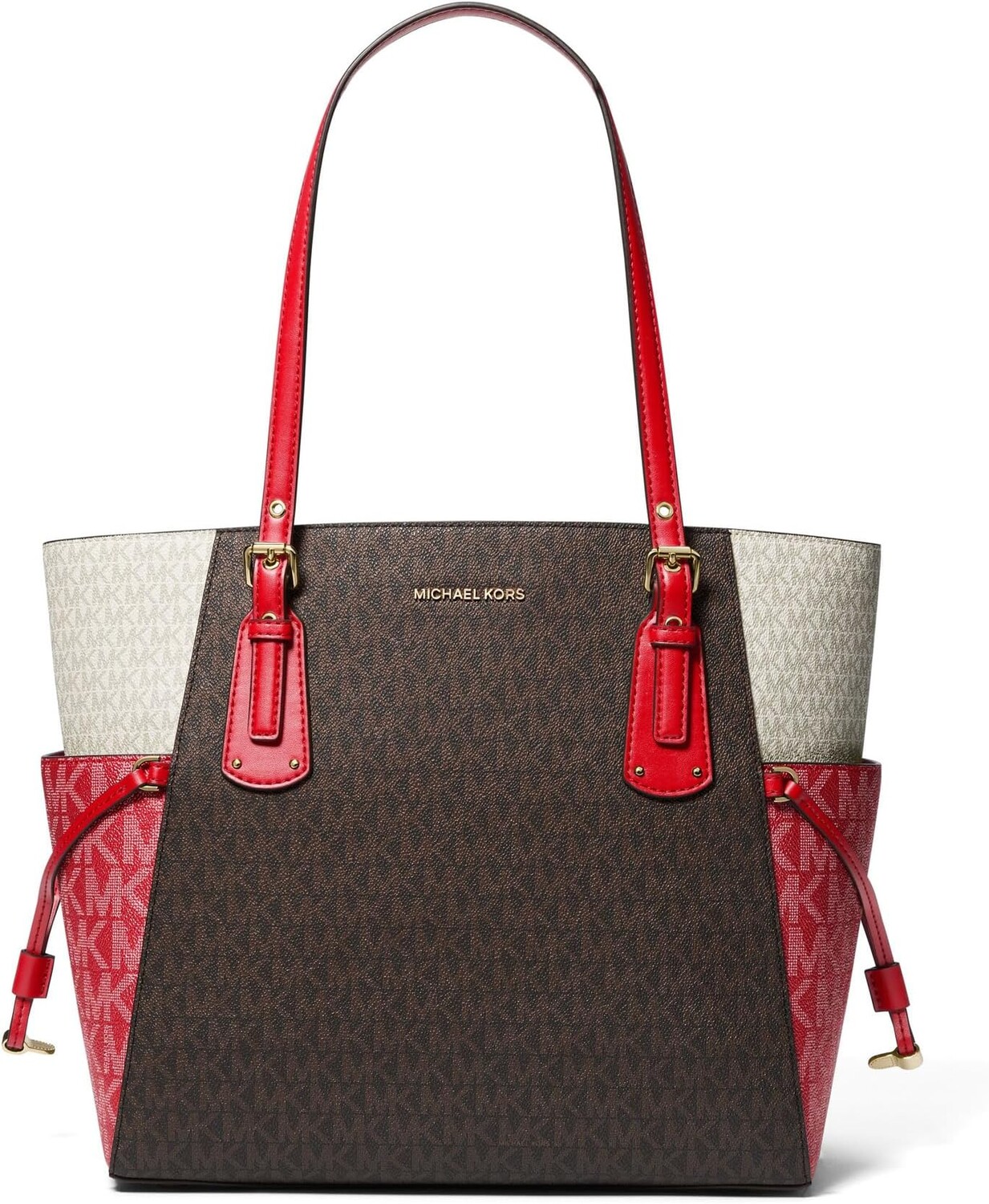 

Сумка-тоут "Вояджер Восток/Запад" MICHAEL Michael Kors, цвет Crimson Multi