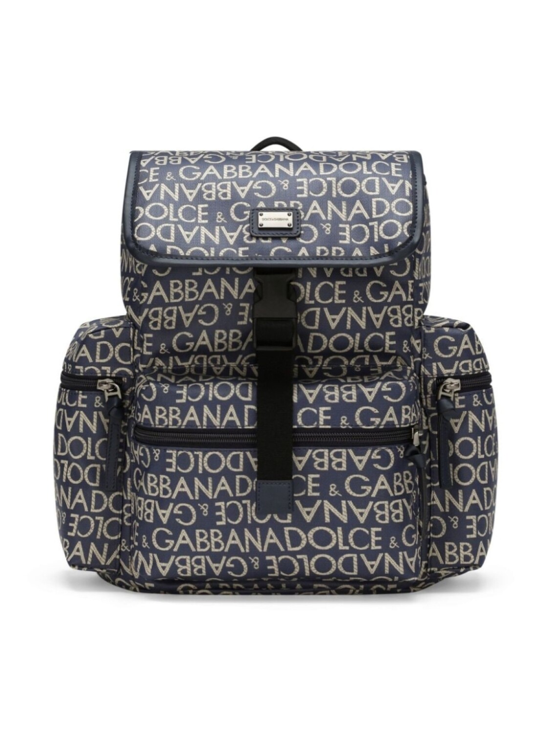 

Dolce & Gabbana рюкзак с жаккардовым логотипом, синий