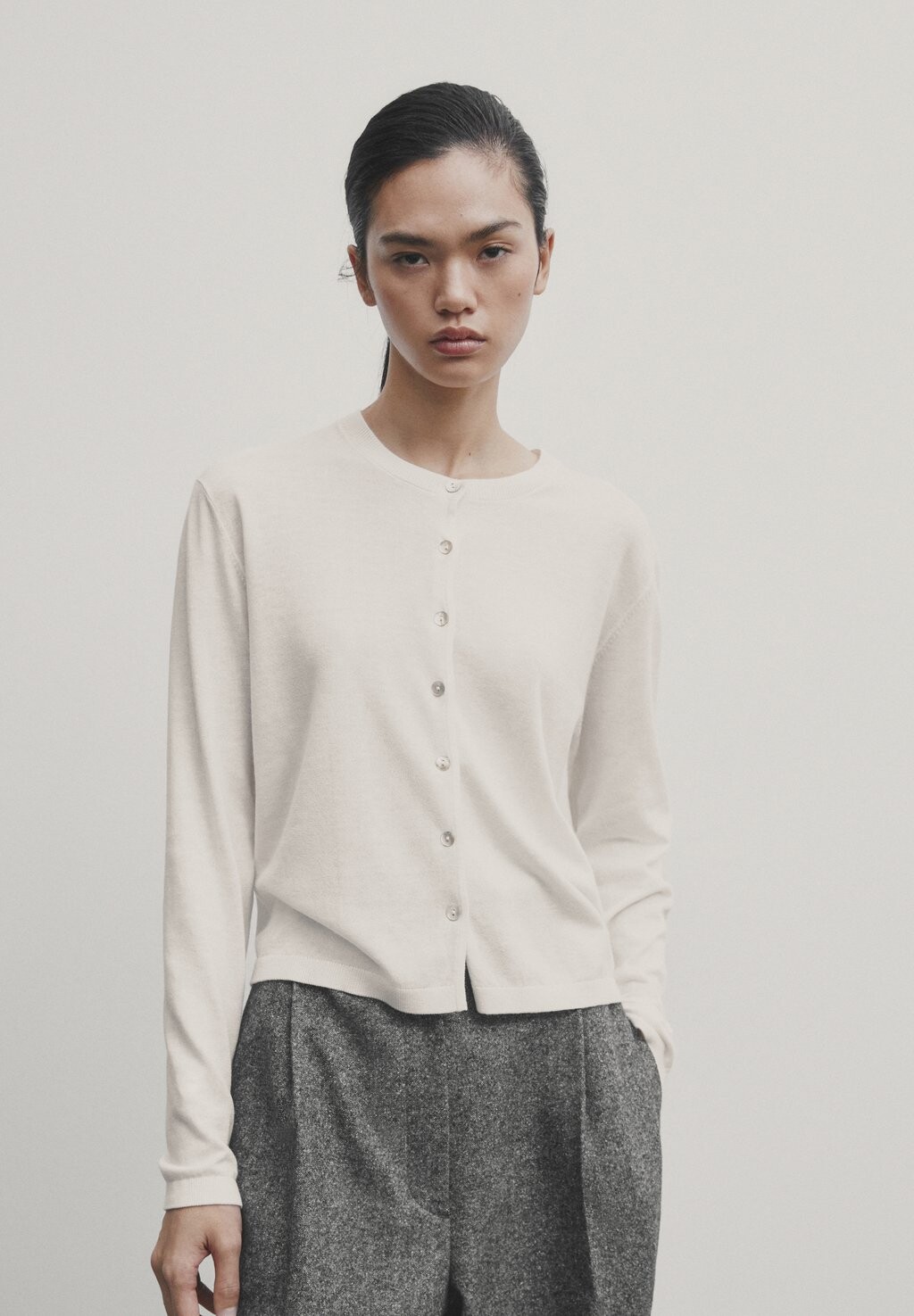 

Кардиган Massimo Dutti, белый