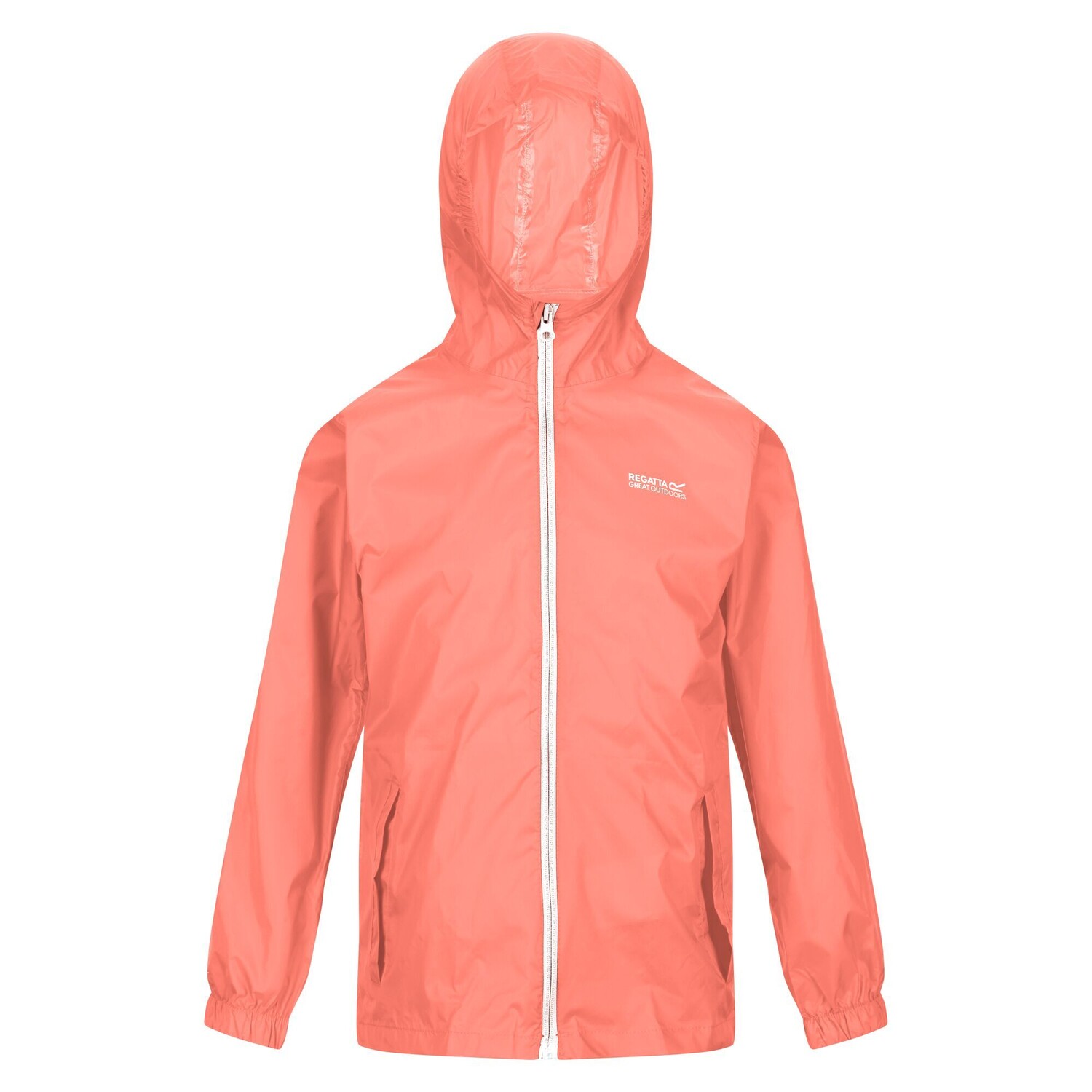 

Дождевик Regatta mit Packbeutel Kids, цвет Fusion Coral