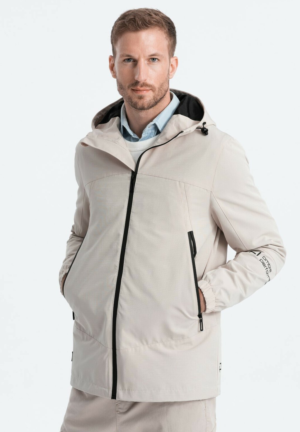 

Демисезонная куртка HOODED TRANSITIONAL-JANP Ombre, цвет beige