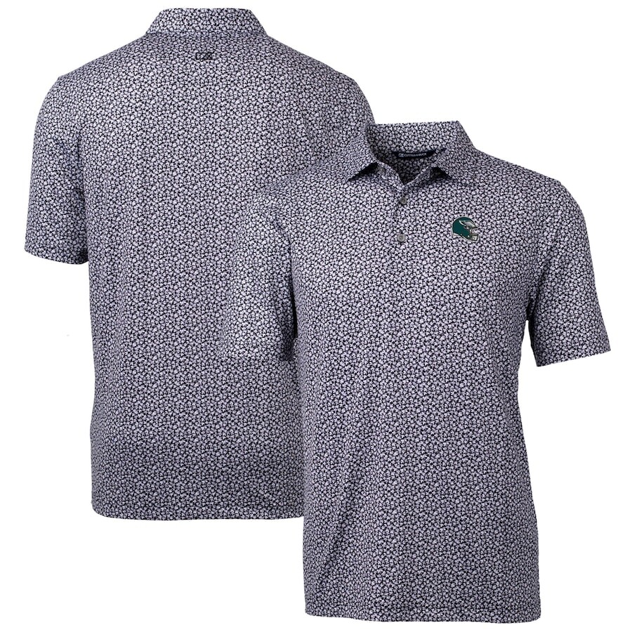 

Поло с длинным рукавом Cutter & Buck Philadelphia Eagles, черный
