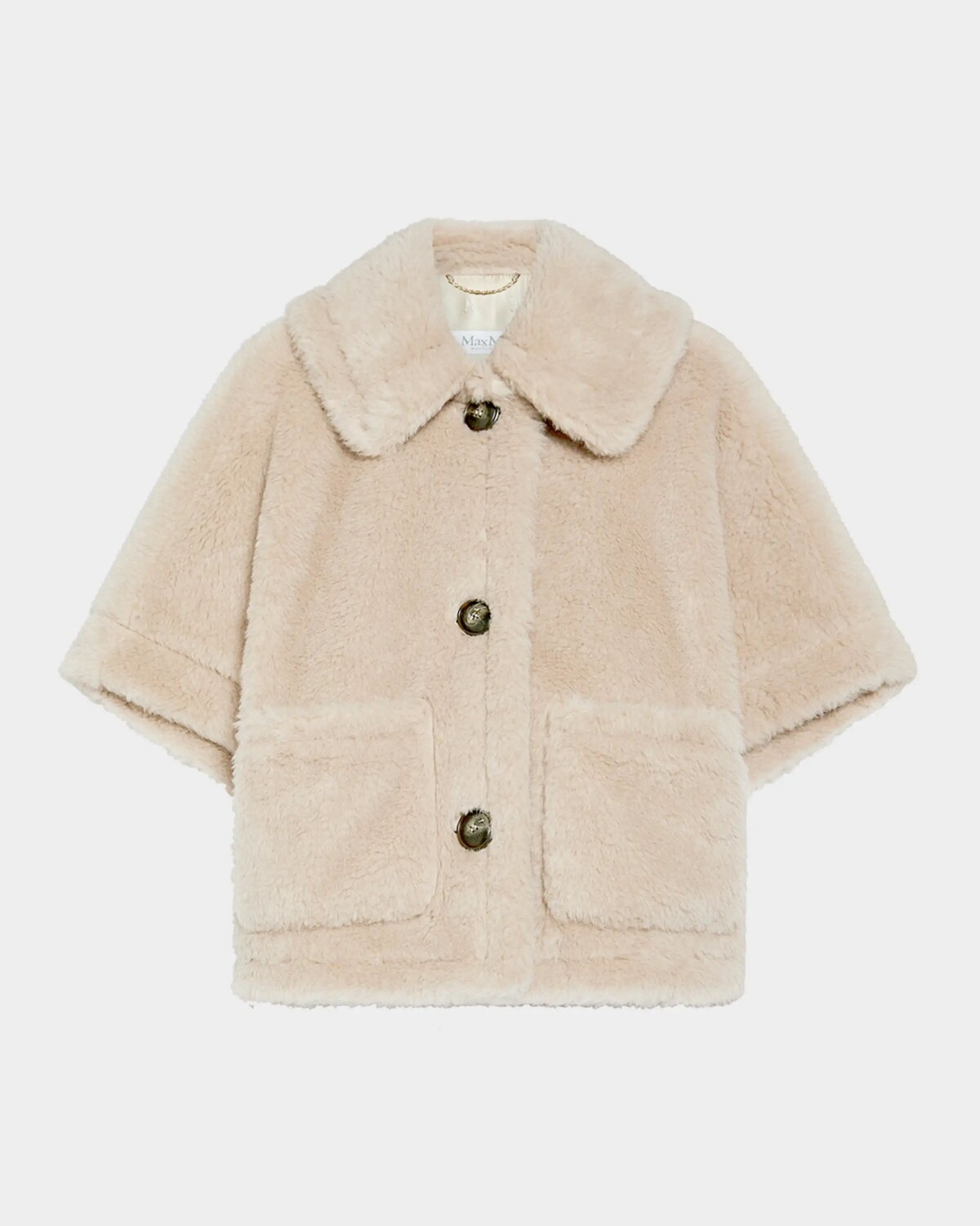 

Накидка Newtzero из натуральной шерсти Max Mara, цвет Sand