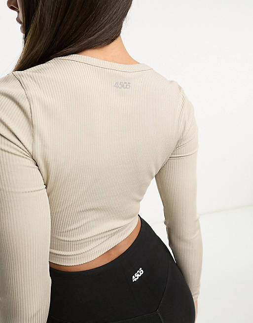 

Активный длинный рукав в рубчик ASOS 4505
