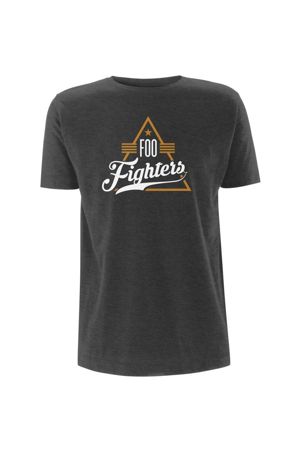 Треугольная футболка Foo Fighters, серый цена и фото