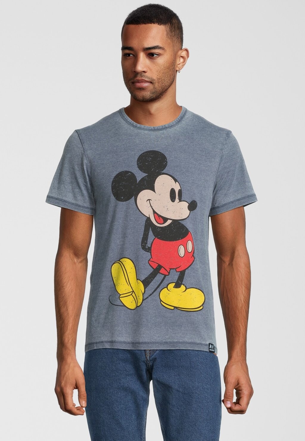 

Футболка с принтом DISNEY MICKEY MOUSE CLASSIC POSE Re:Covered, цвет blau