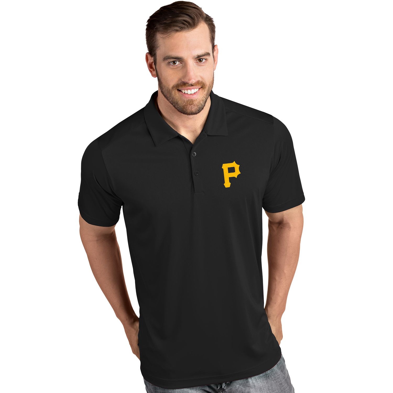 Мужская футболка-поло Tribute MLB Pittsburgh Pirates Antigua