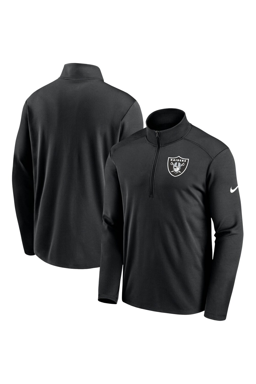 

Короткая куртка на молнии Fanatics Las Vegas Raiders Pacer Nike Nike, черный