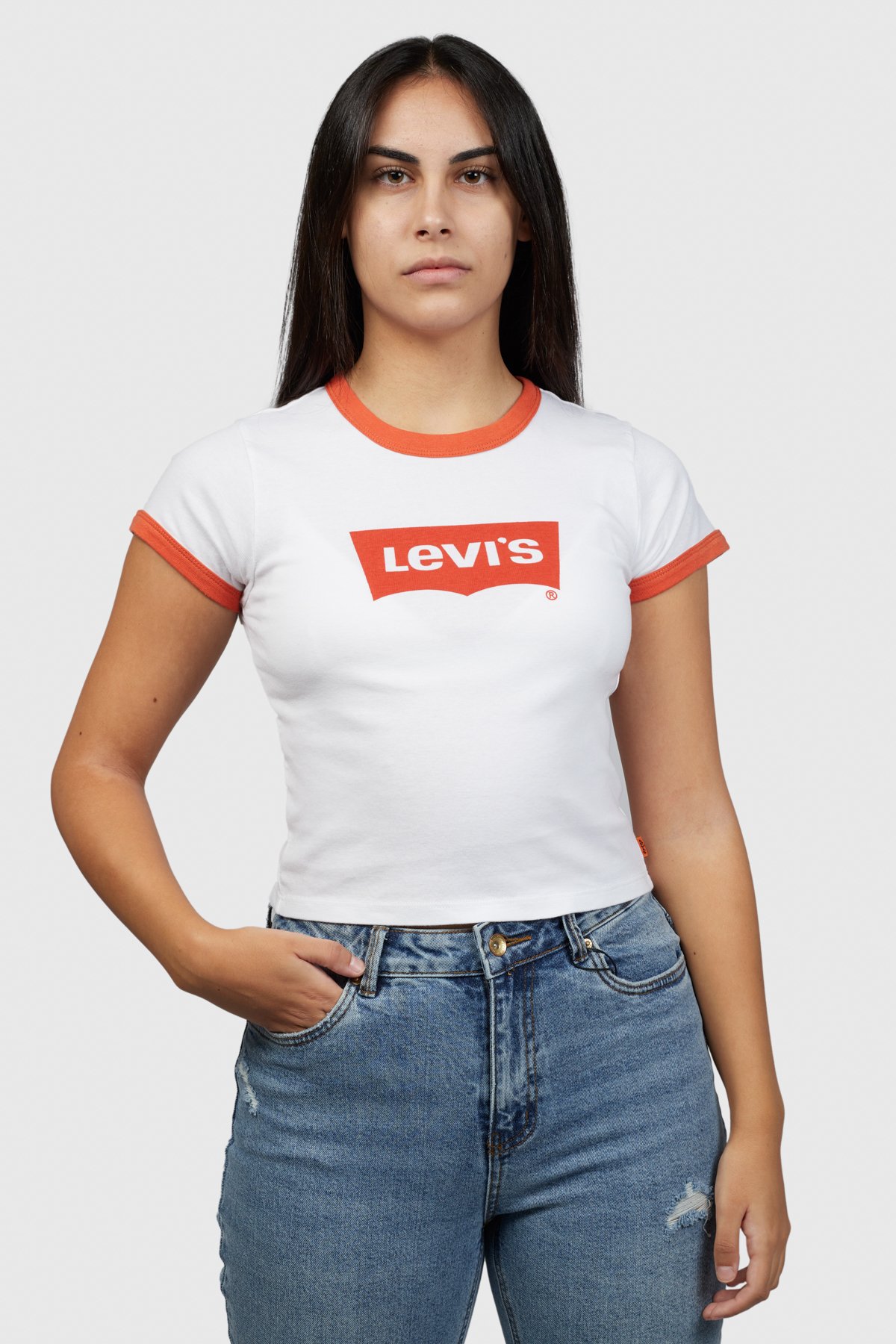 

Женская/девчачья футболка для взрослых Levi's, разноцветный