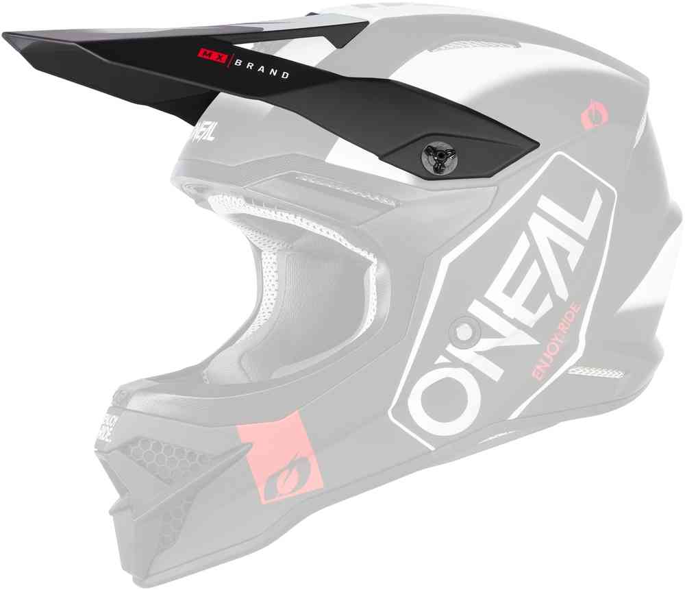 3series вертикальный козырек для шлема oneal черно белый 3Series Hexx Шлем Пик Oneal