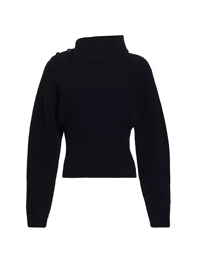 

Свитер из смесовой шерсти букле Proenza Schouler, черный