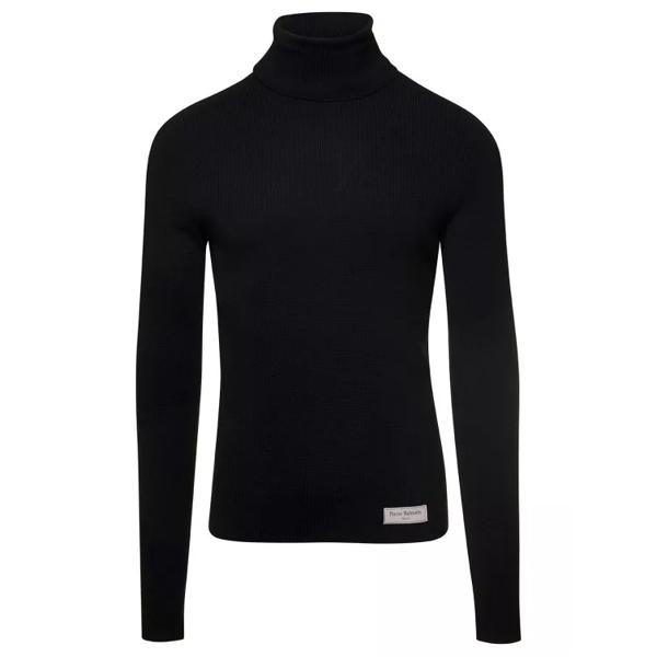 

Свитер pb wool turtleneck sweater Balmain, черный