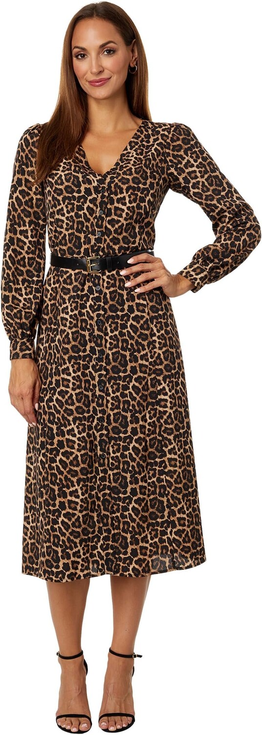 

Платье Гепарда Кейт MICHAEL Michael Kors, цвет Dark Camel
