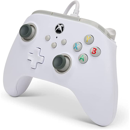 Pdp Electric White Wired Controller – Xbox One/Series X usb wired controller for xbox one pc games controller for wins 7 8 10 microsoft xbox one joysticks gamepad with dual vibration