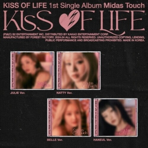 

CD диск Kiss of Life: Midas Touch - Jewel Case Version - incl. 80pg Photobook, Photocard + Square Card
