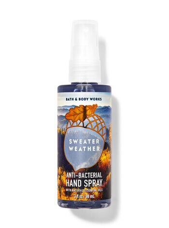 

Санитайзер для рук спрей Sweater Weather, 3 fl oz / 88 mL, Bath and Body Works