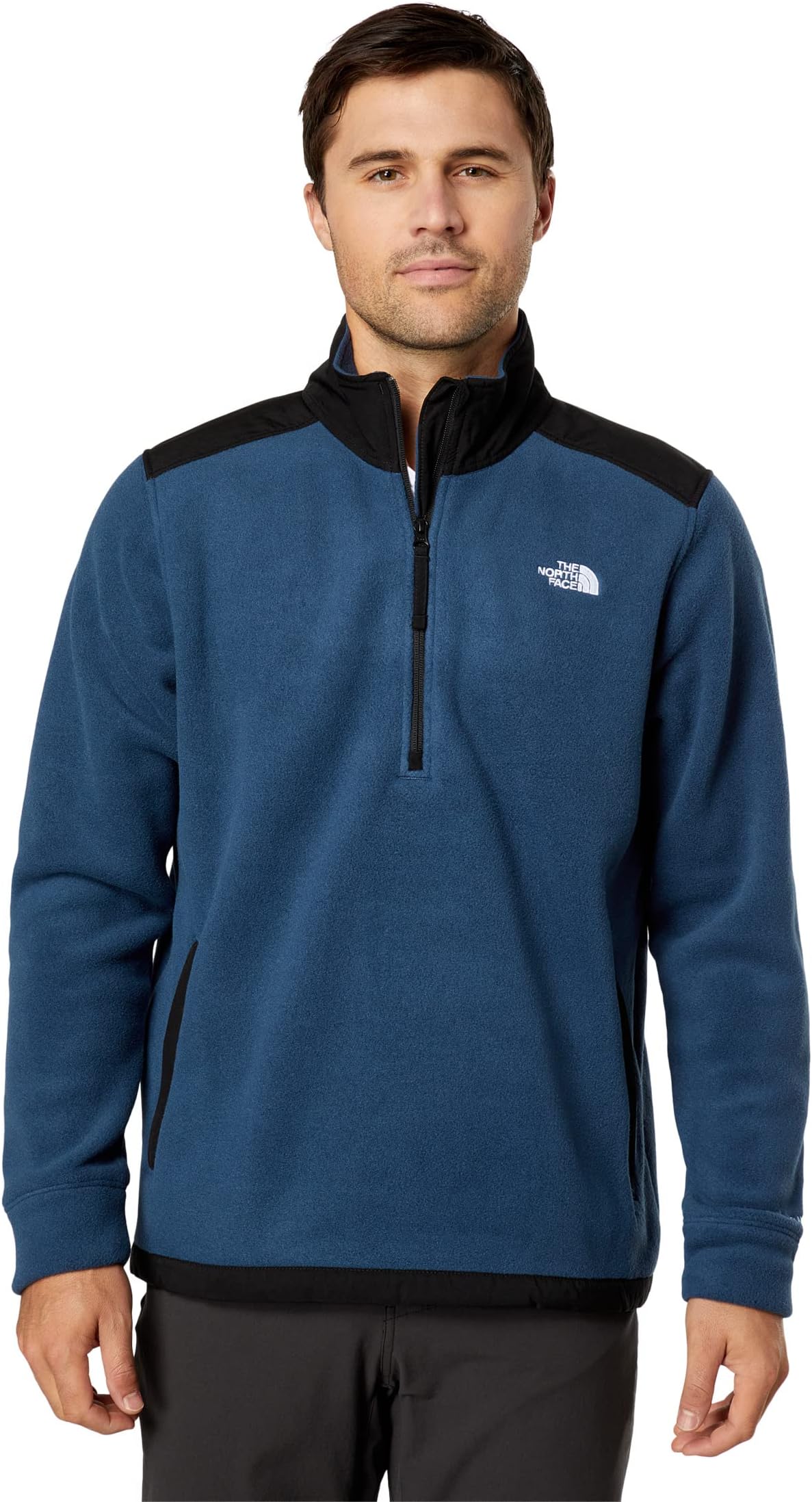 

Куртка Alpine Polartec 200 1/4 Zip The North Face, цвет Shady Blue/TNF Black