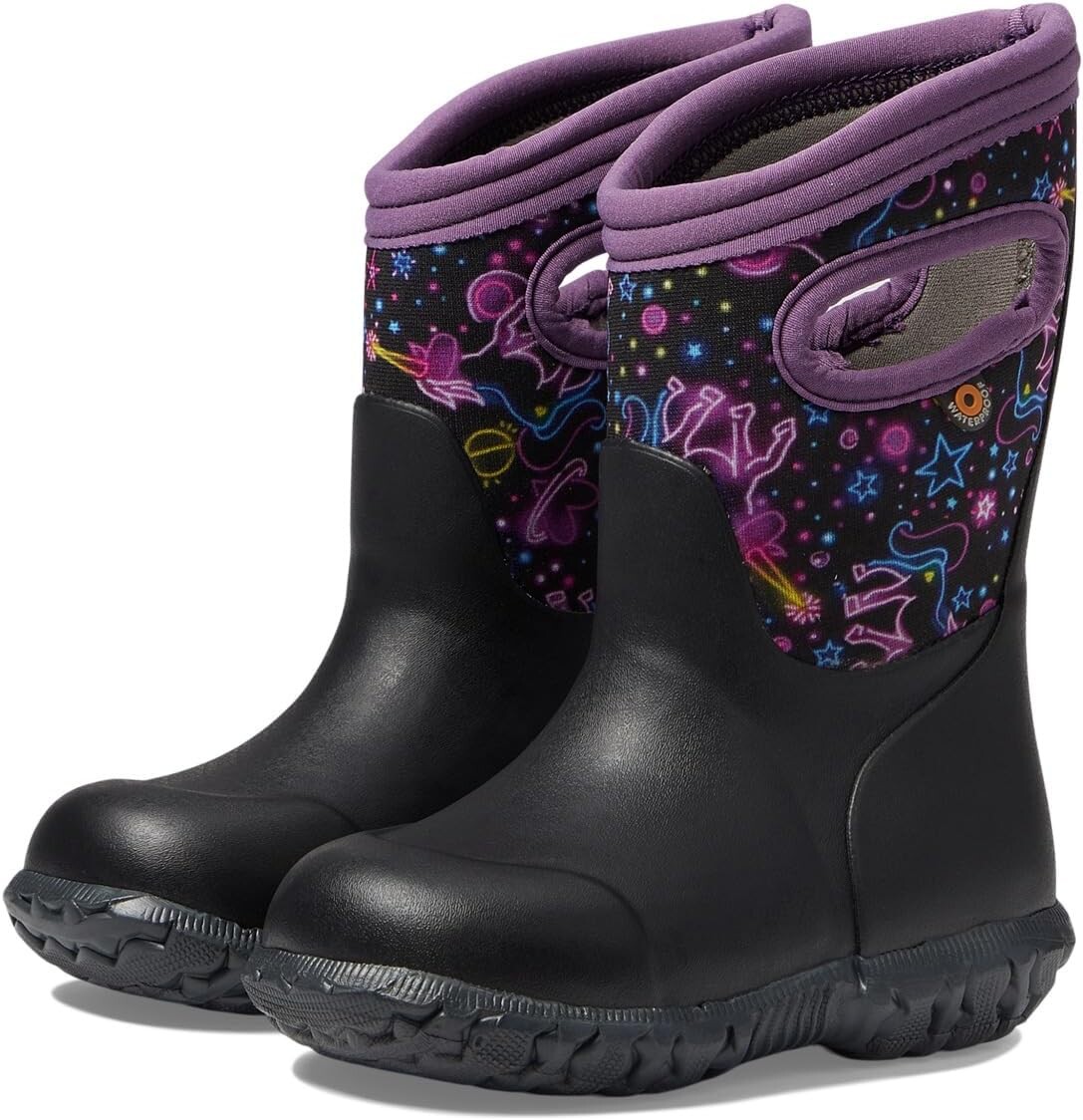 

Резиновые сапоги York Neon Unicorn Bogs, цвет Black Multi