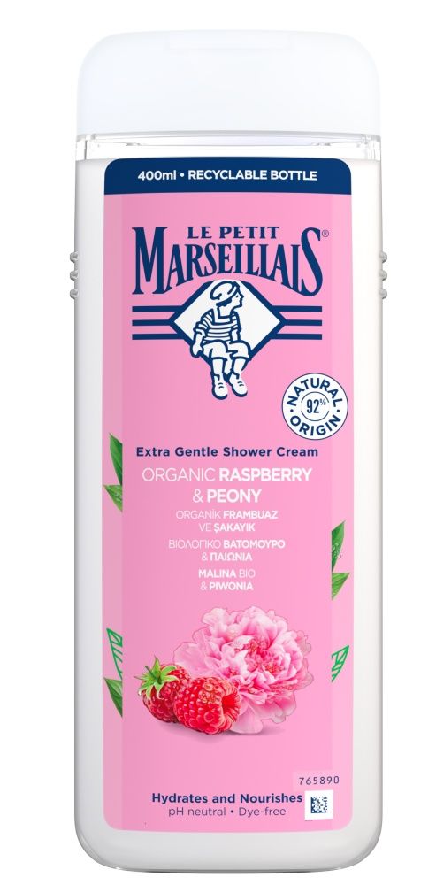 Le Petit Marseillais Malina/Piwonia гель для душа, 400 ml сульфат аммония нов агро 1кг