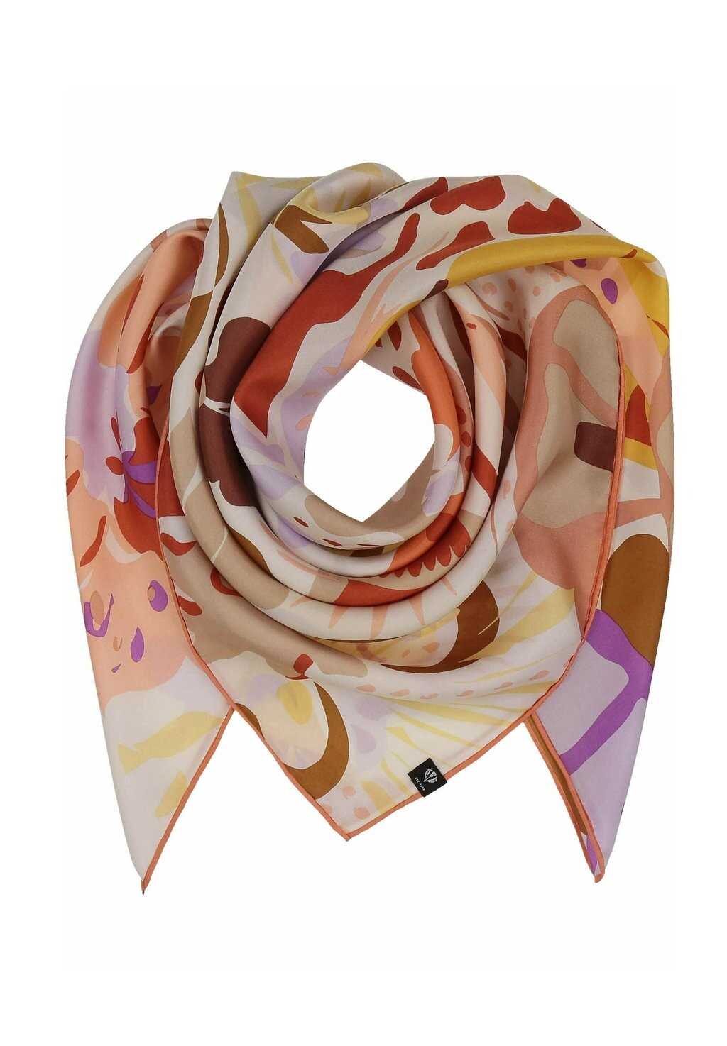 

Платок TROPICAL LEAVES FRAAS, цвет nougat