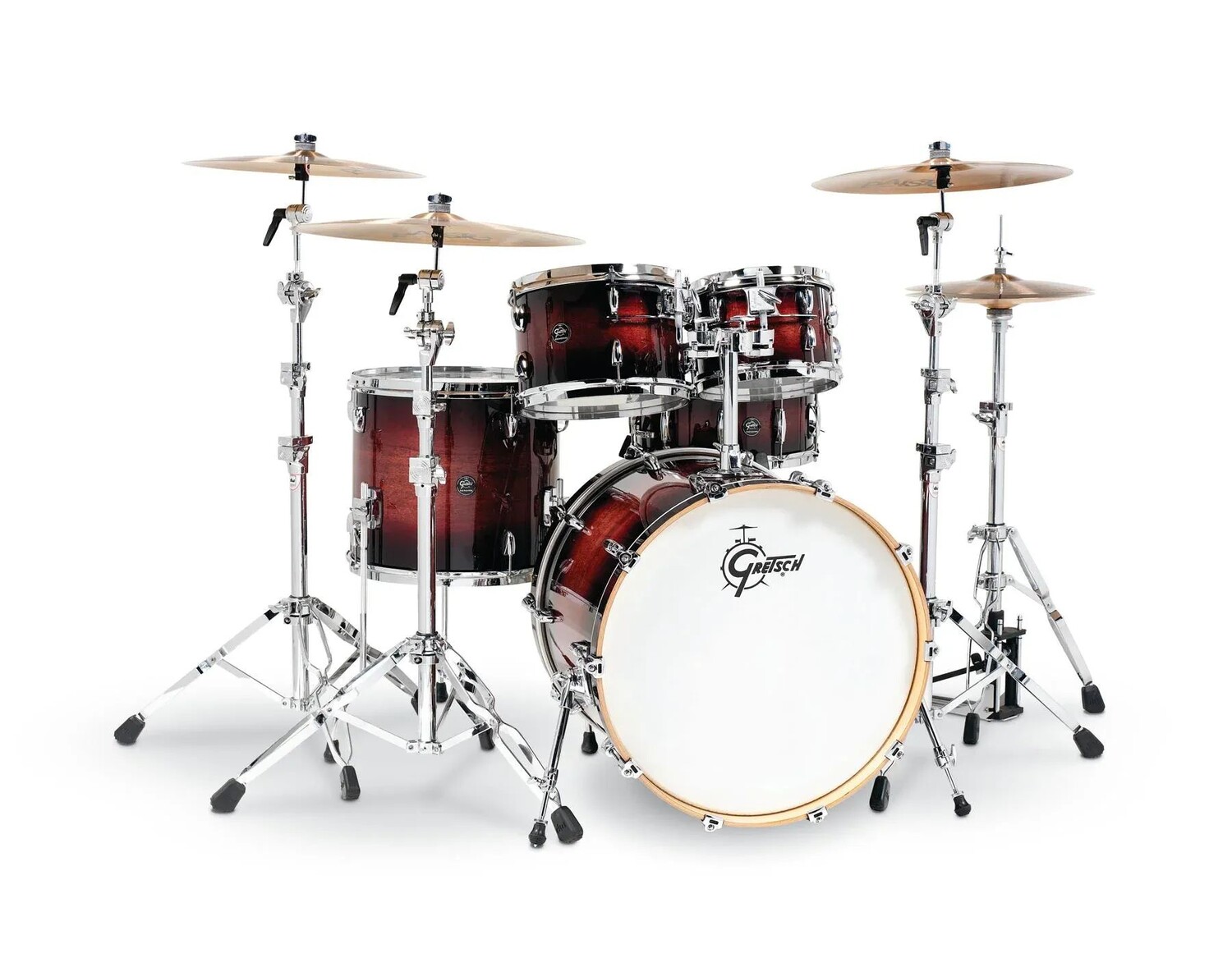 

Gretsch Drums Renown RN2-E825 Набор из 5 предметов с малым барабаном - Cherry Burst