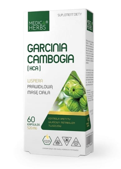 Гарциния камбоджийская (ГСА) 520 мг, 60 капсул Medica Herbs swanson гарциния камбоджийская 250 мг 120 растительных капсул