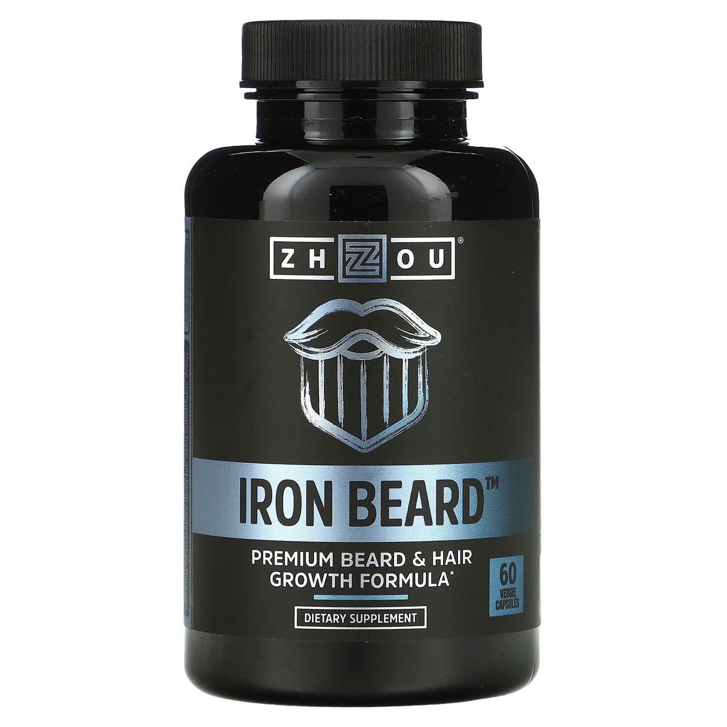 

Iron Beard, 60 вегетарианских капсул, Zhou Nutrition