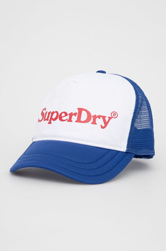Супердрай шапка Superdry, синий