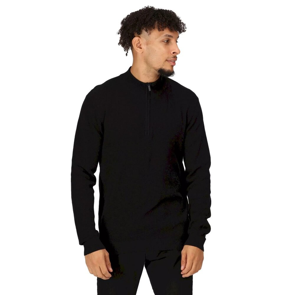 

Свитер Regatta Keaton Half Zip, черный