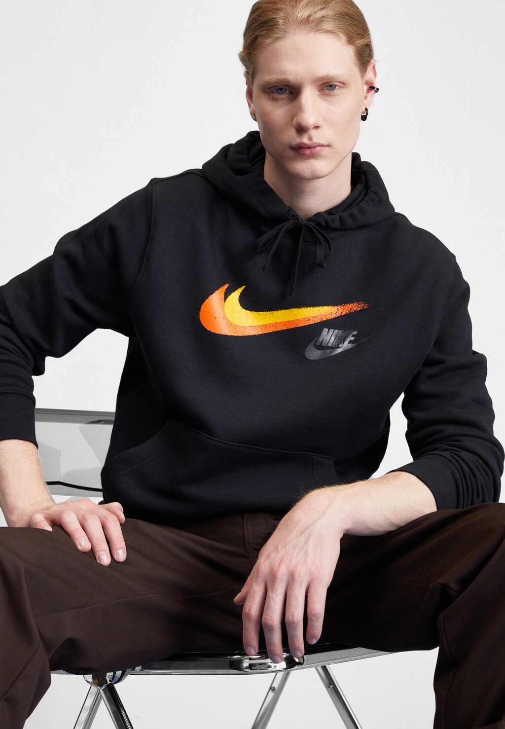 

Худи Nike M Nsw Si Po Bb, черный, Серый