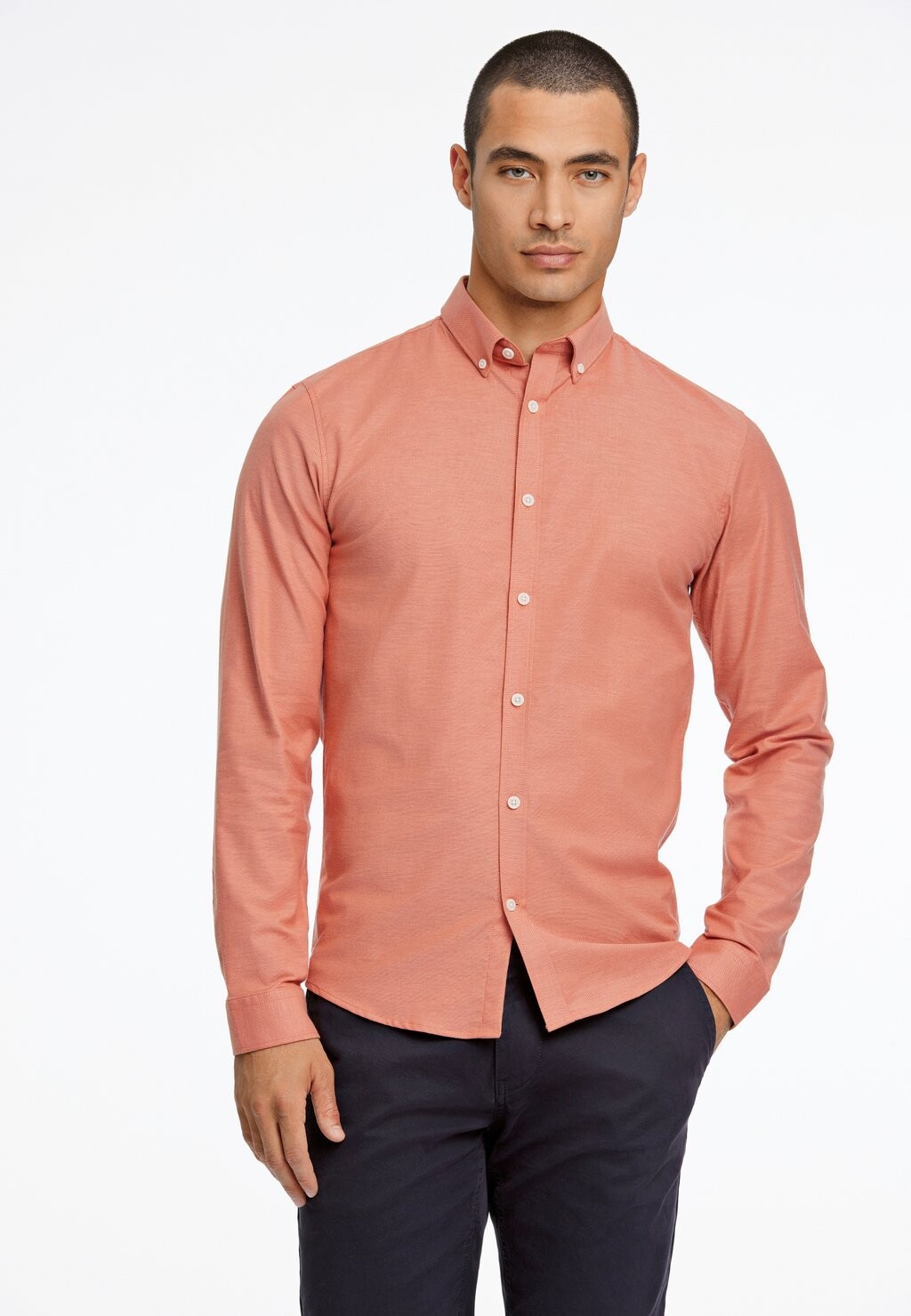 

Рубашка OXFORD SUPERFLEX Lindbergh, цвет coral mix