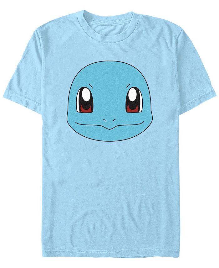 Мужская футболка с коротким рукавом Pokemon Squirtle Big Face Fifth Sun, синий
