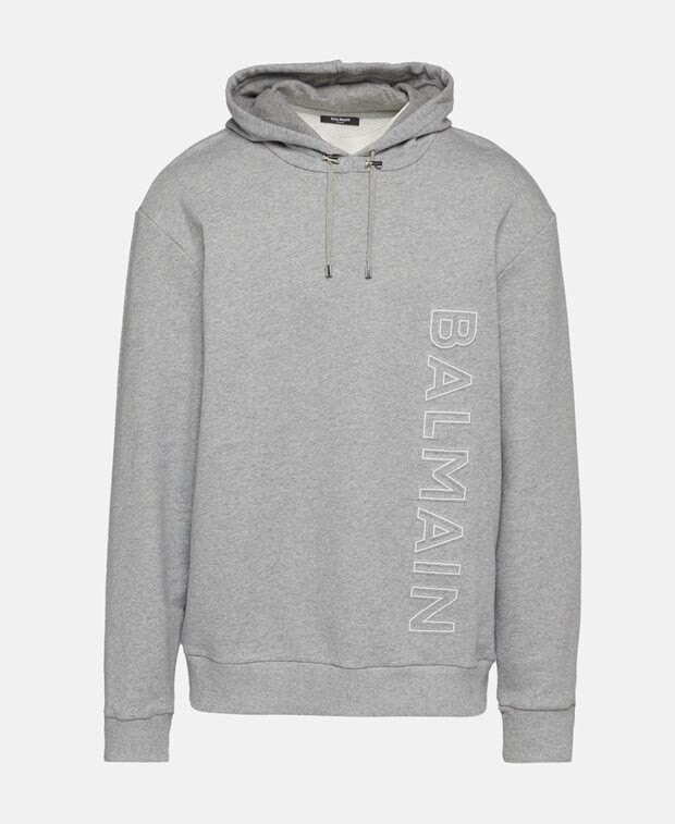 

Толстовка с капюшоном Balmain, серый