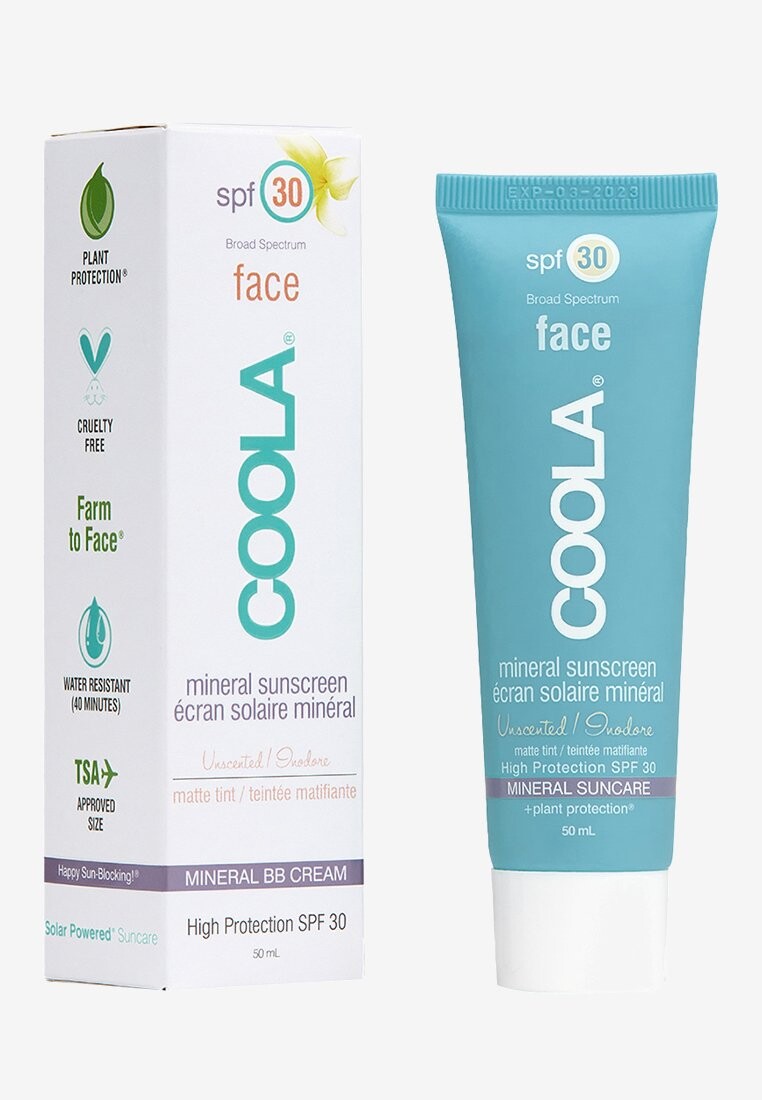 

Защита от солнца MINERAL FACE MATTE TINTED MOISTURIZER SPF 30 UNSCENTED Coola