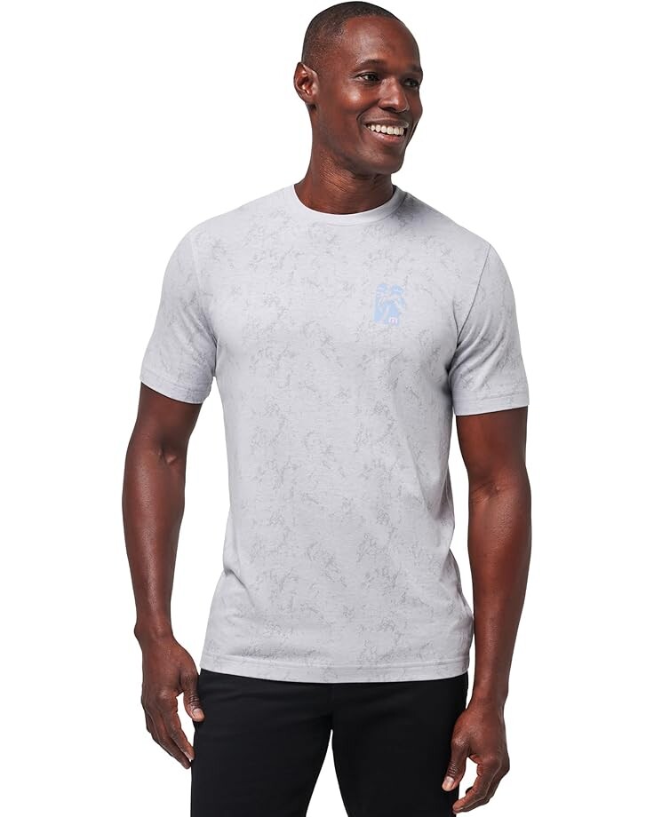 

Футболка TravisMathew Loulu Palm, цвет Heather Light Grey