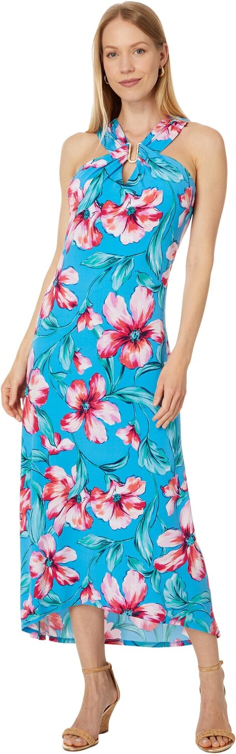 

Платье Tommy Bahama St. Barts Blossom Maxi Dress, цвет Pacific Cyan