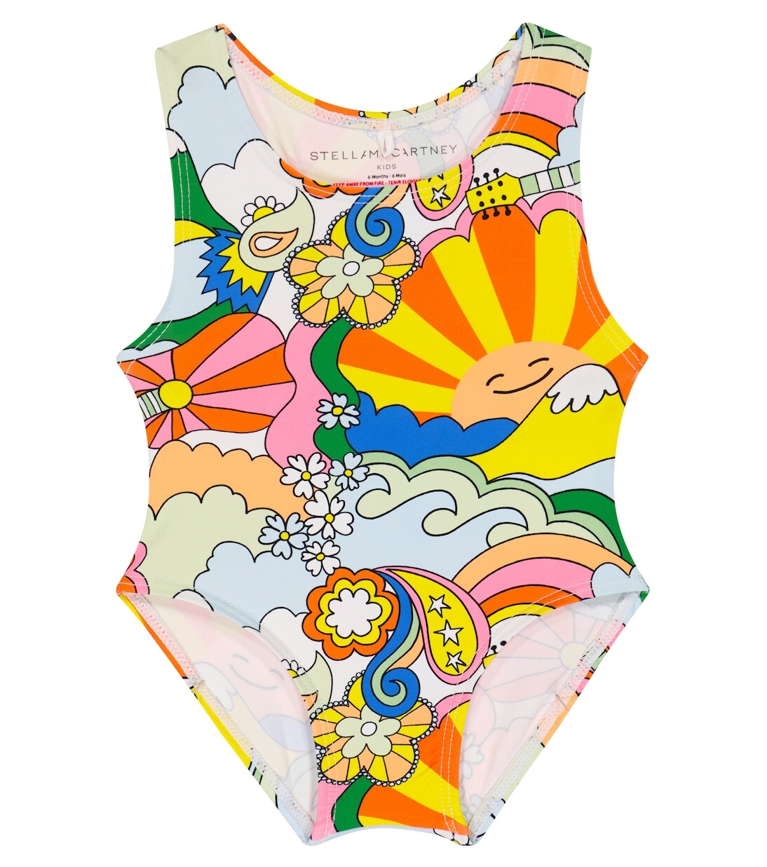 

Детский купальник с принтом Stella Mccartney Kids, мультиколор