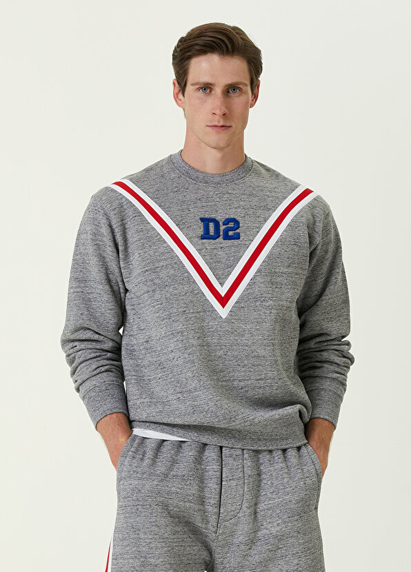 

Толстовка cool grey с логотипом Dsquared2