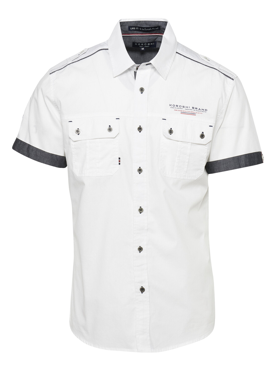 

Рубашка KOROSHI Kurzarmshirt, белый