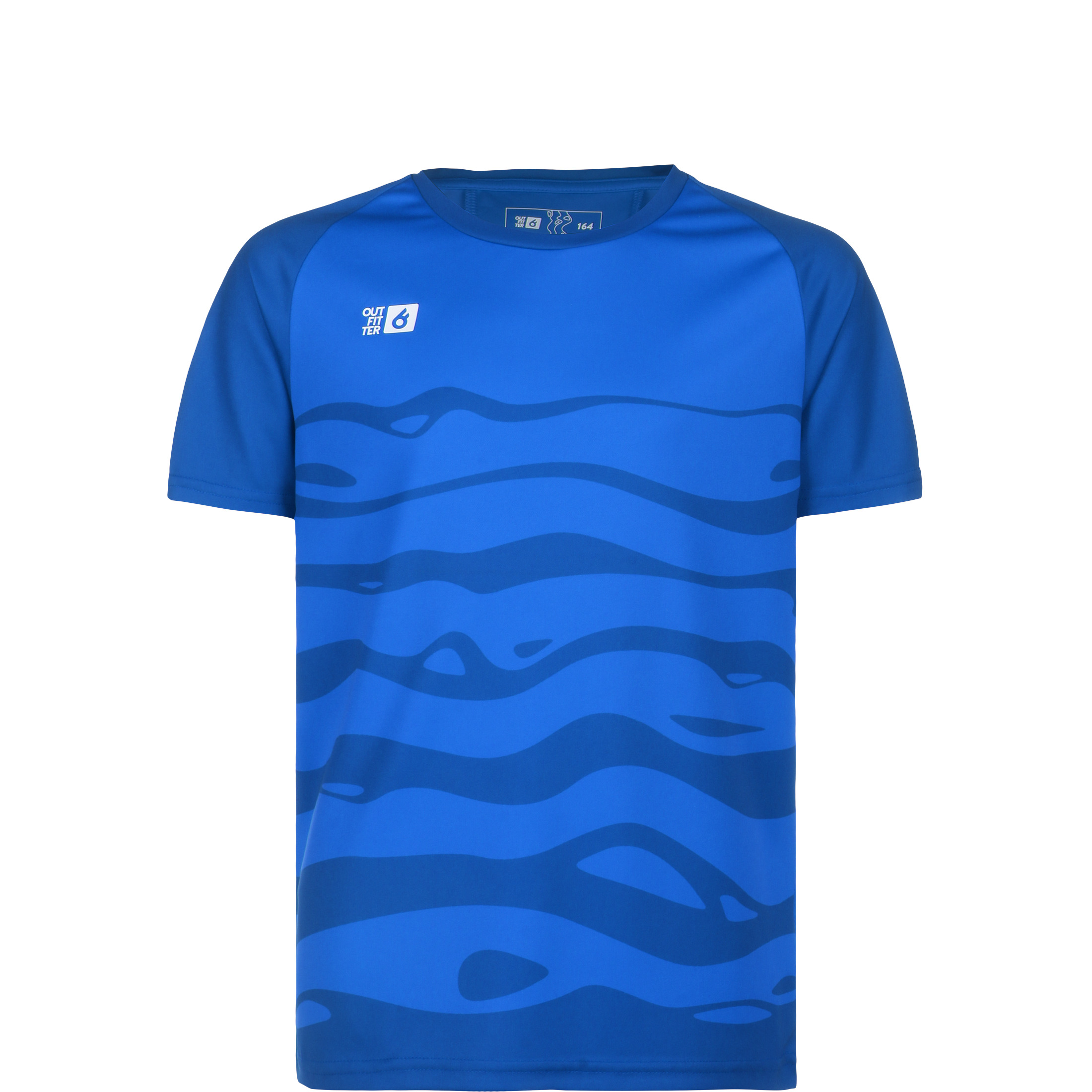 Спортивная футболка OUTFITTER Trikot OCEAN FABRICS TAHI Match Jersey IKA, синий