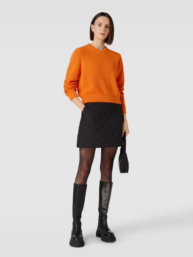 Вязаный свитер с круглым вырезом JAKE*S STUDIO WOMAN, оранжевый костюмные брюки i am studio оранжевый s